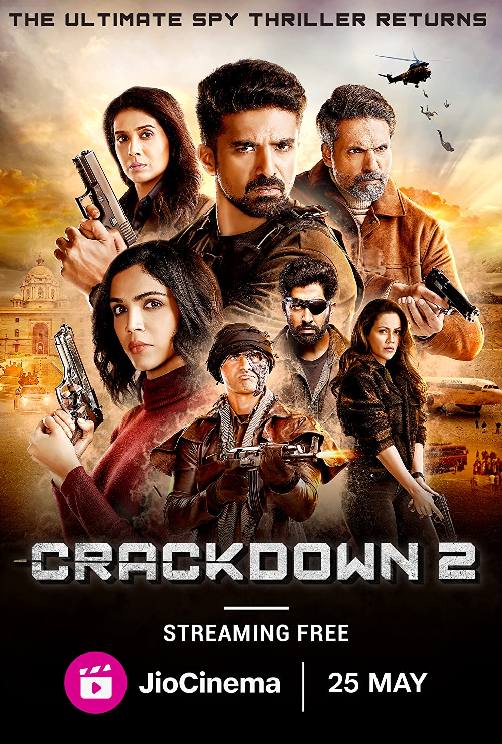 Crackdown 2023 Hindi S02 Ep01 Ep 02 Web Series 250MB Jio HDRip 480p Download