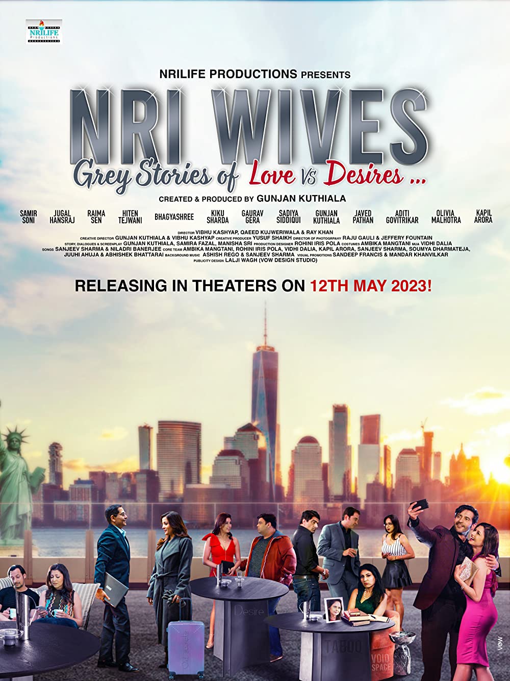NRI Wives 2023 Hindi Movie 300MB DVDScr 480p HC-ESubs Download