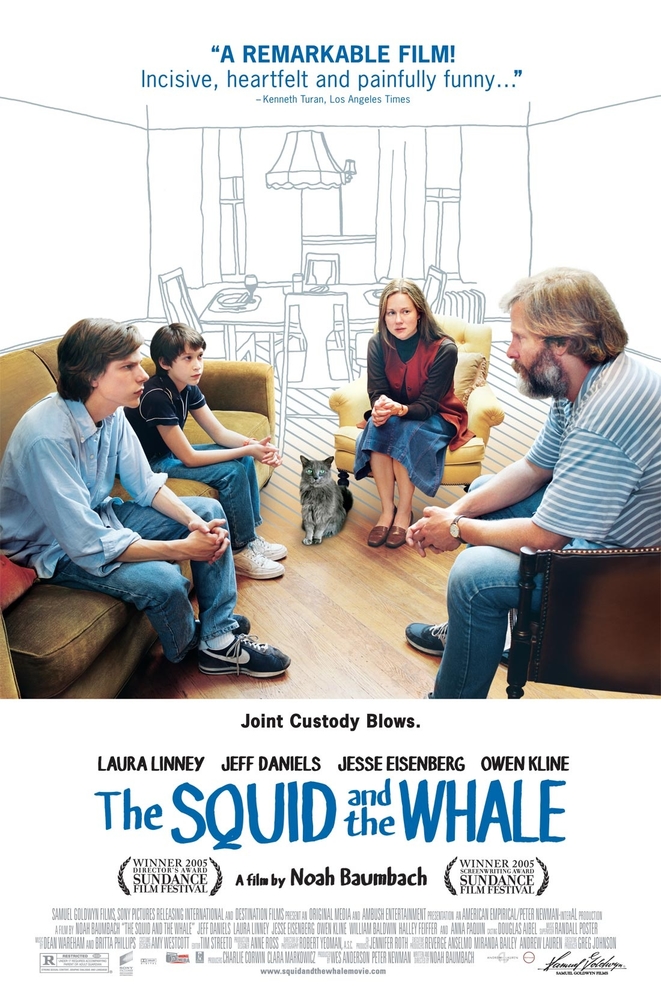 The Squid and the Whale (2005) Dual Audio Hindi ORG 720p BluRay 850MB ESubs