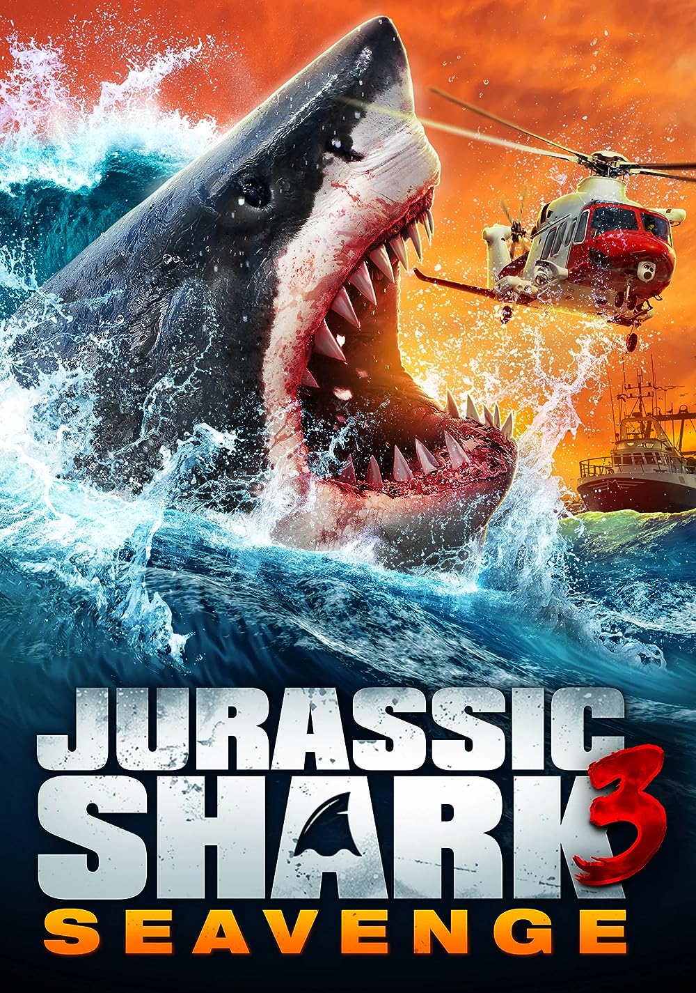 Jurassic Shark 3 Seavenge 2023 WEB-DL English Full Movie Download 1080p 720p 480p x264