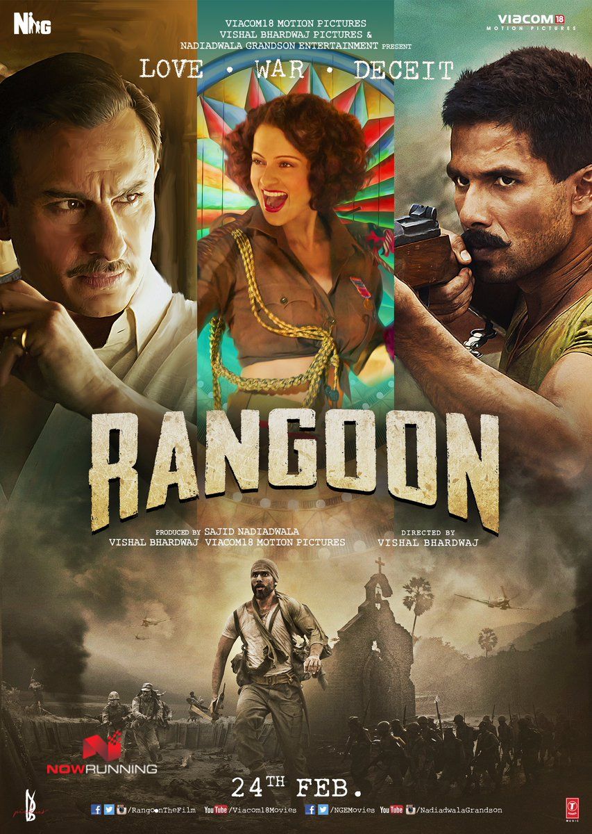 Rangoon 2017 BluRay Hindi Full Movie Download 1080p 720p 480p ESubs