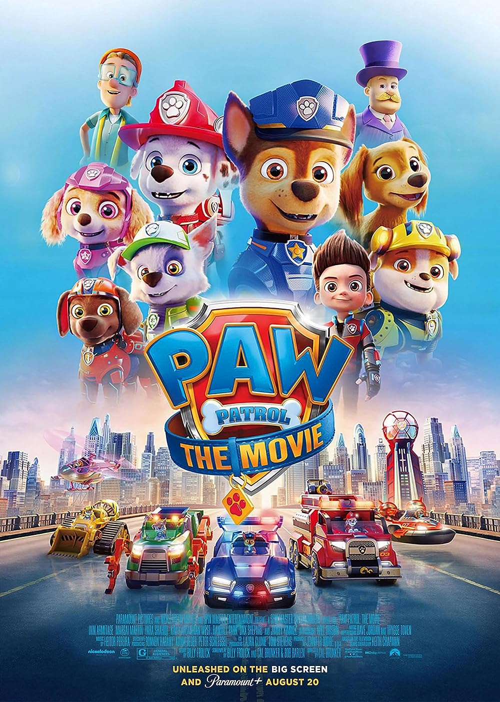 PAW Patrol The Movie 2021 Hindi ORG Dual Audio Movie DD5.1 1080p 720p 480p BluRay ESubs