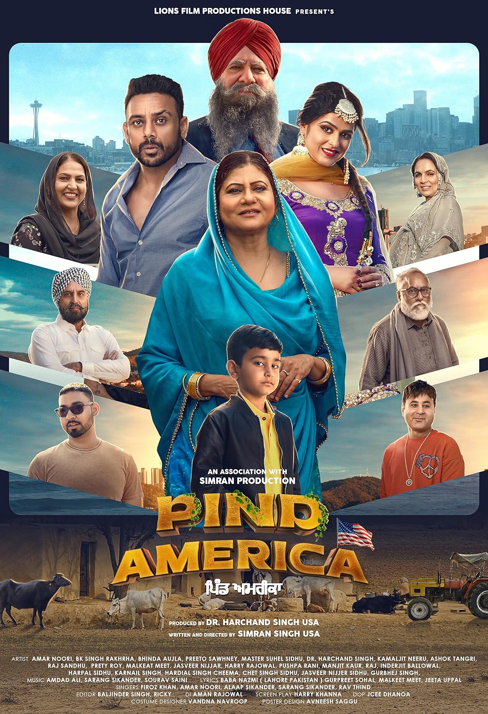 Pind America 2023 Punjabi 450MB HDRip ESub 480p Download